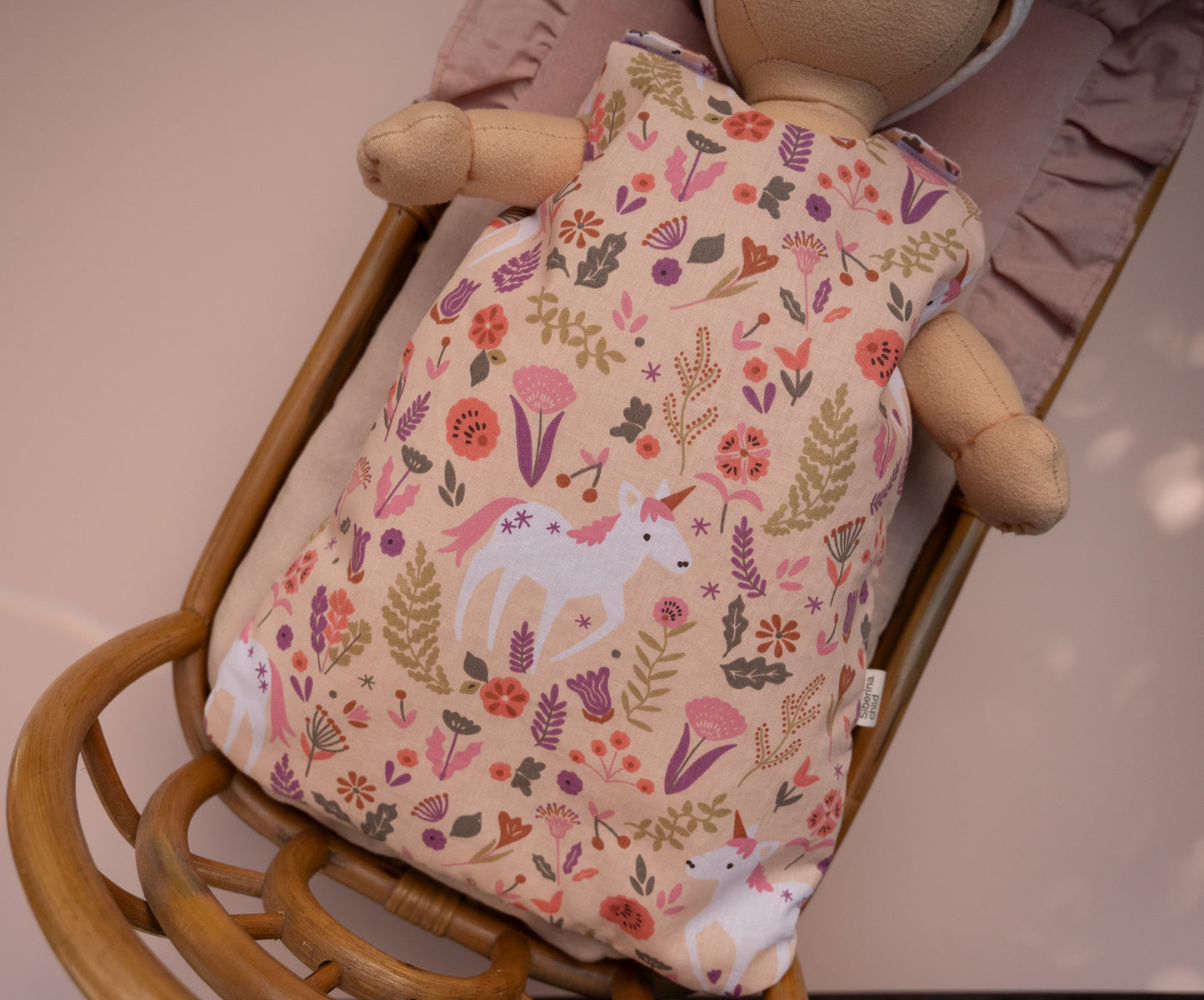 Unicorn Sleeping Bag for Dinkum 35cm Doll