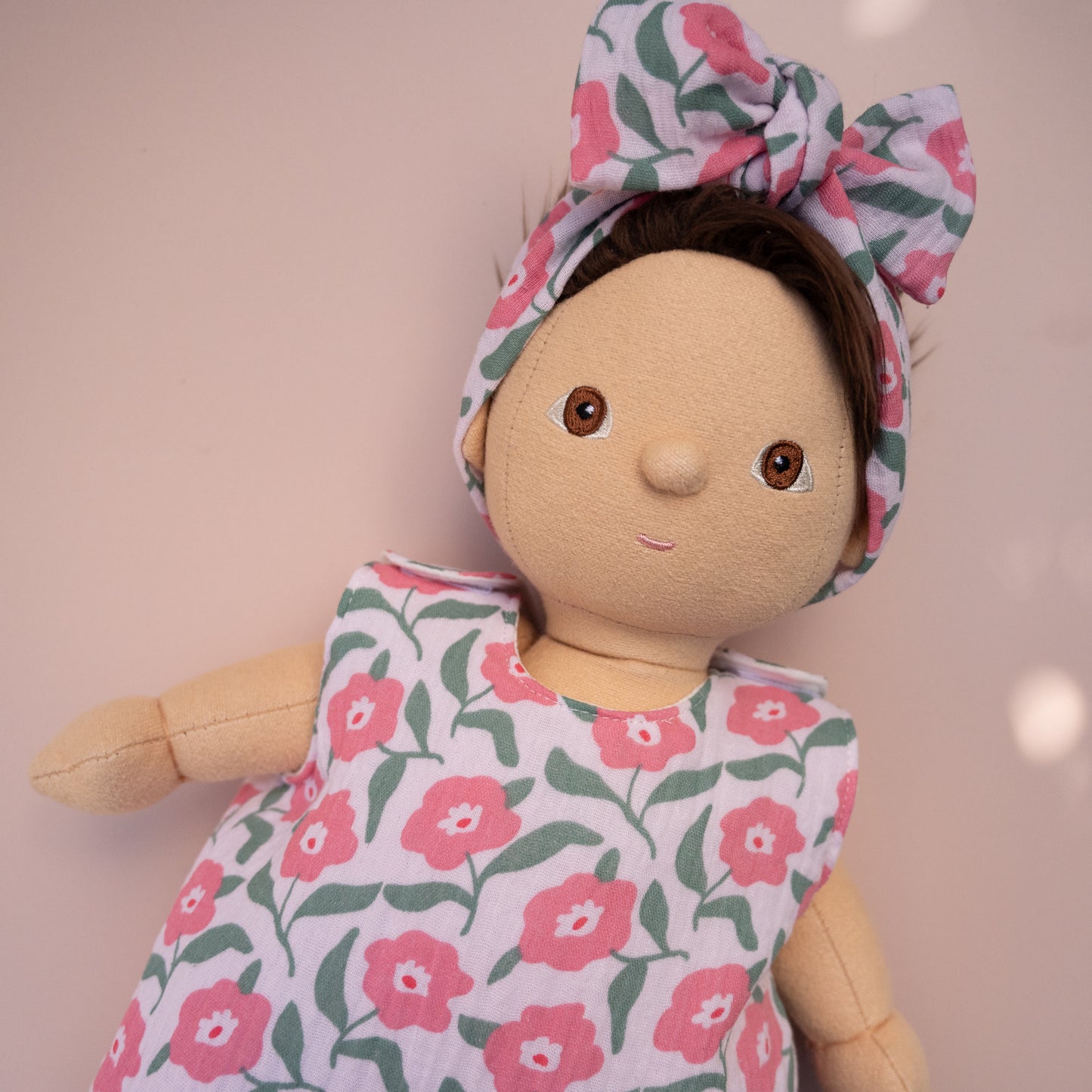 Pink Wildflower Sleeping Bag for Dinkum 35cm Doll