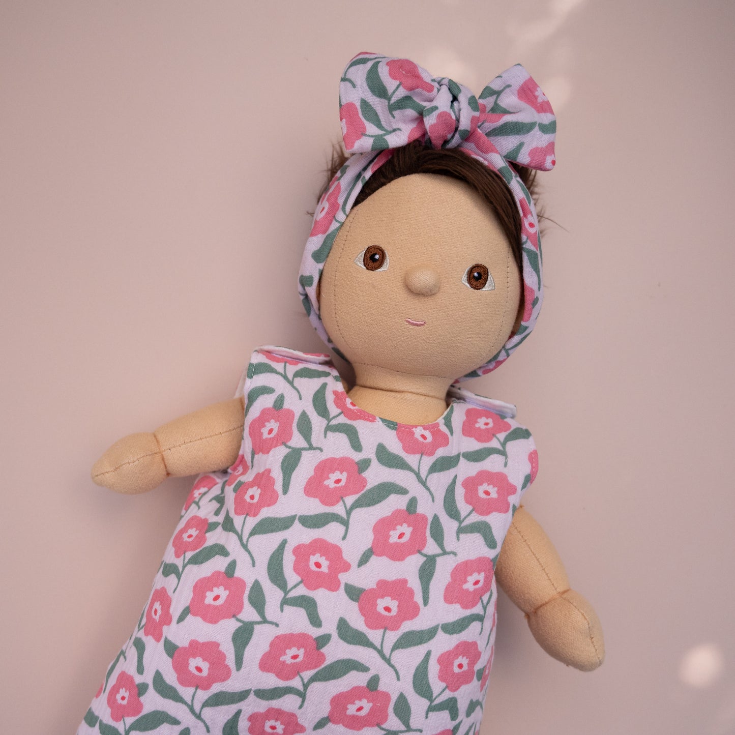 Pink Wildflower Sleeping Bag for Dinkum 35cm Doll