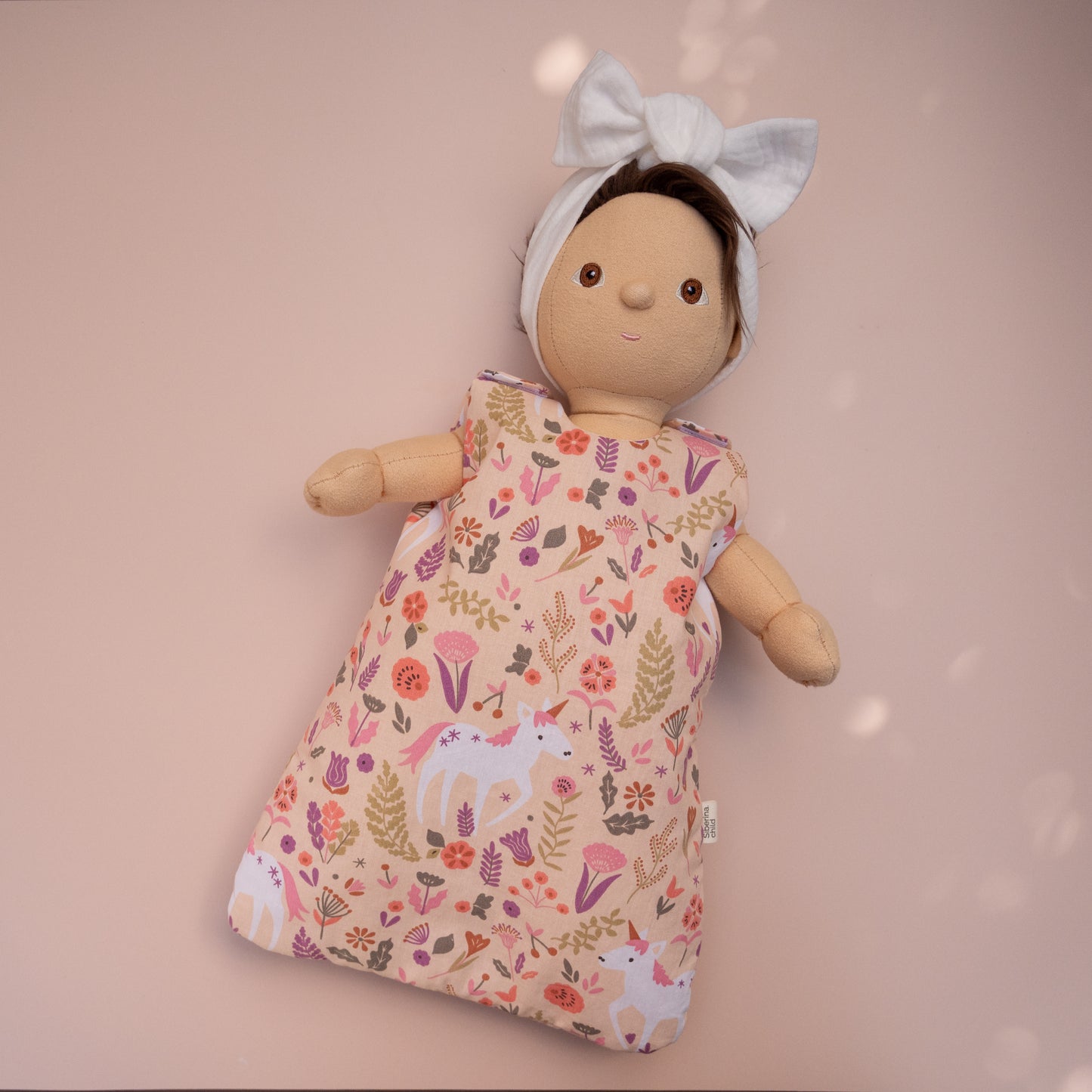 Unicorn Sleeping Bag for Dinkum 35cm Doll