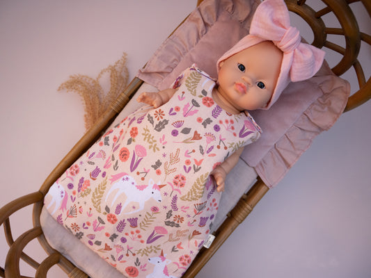 Unicorn Sleeping Bag for Minikane 34 cm Doll